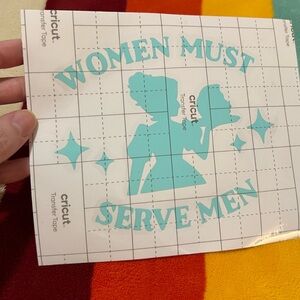 Women Must Serve Men Vinyl Decal ✨